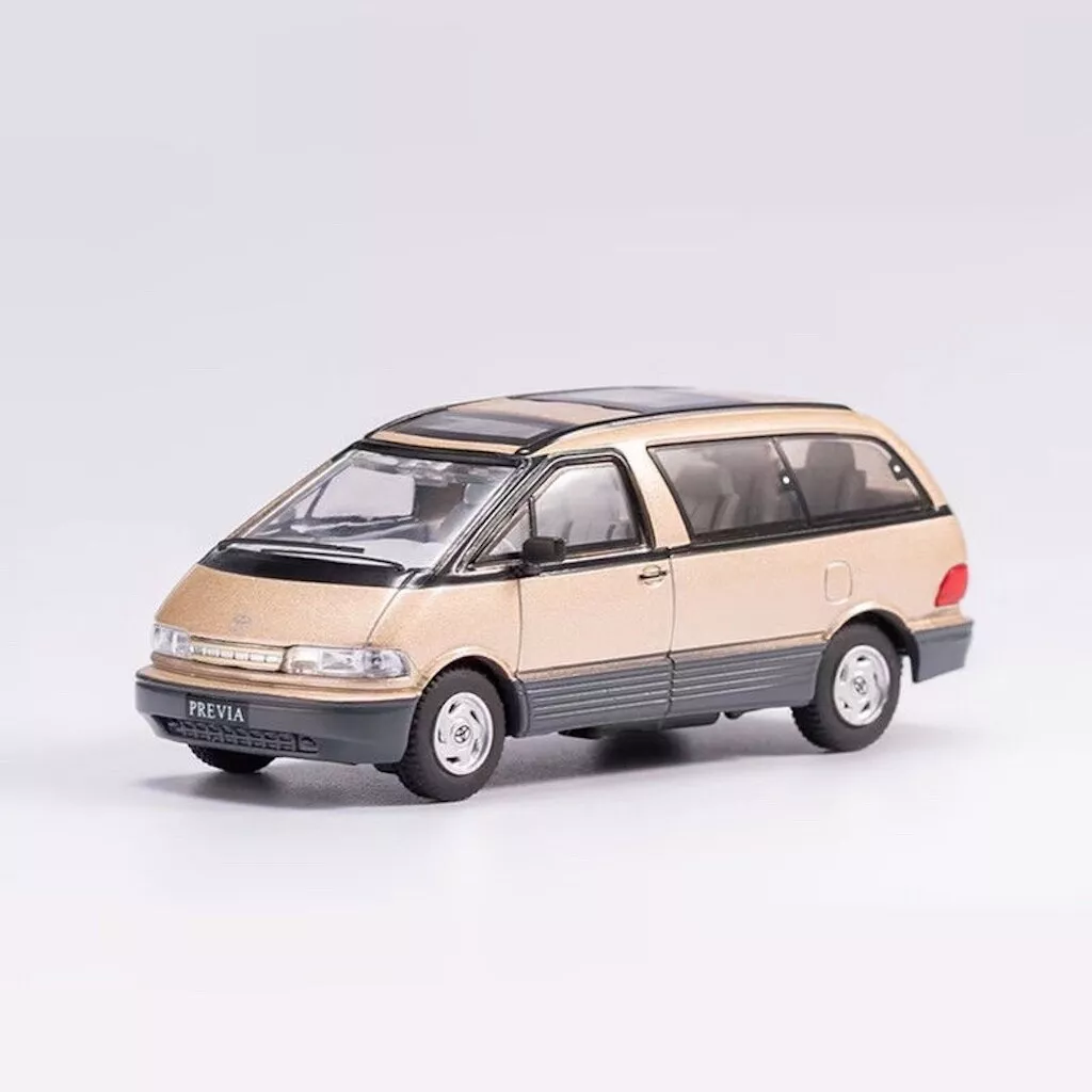 GB GCD 1 64 Gold Previa Mini Van MPV Sports Model Diecast Collect
