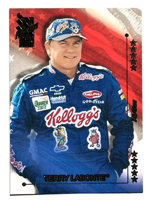 HOF'er TERRY LABONTE 2001 Press Pass VIP ALL-STAR NASCAR Racing Card #39