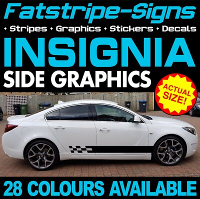 passend für Vauxhall (Opel) Insignia Grafik Aufkleber Streifen Decals VXR OPEL TURBO V6