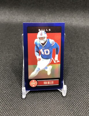 2023 Legacy Von Miller /20 SAPPHIRE PREMIUM EDITION MINI COLOR MATCH SSP No. 12