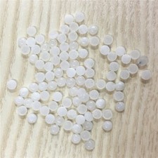 Wholesale 100pcs 4mm Natural White Jade Stone Round Cab Cabochon DIY Jewelry
