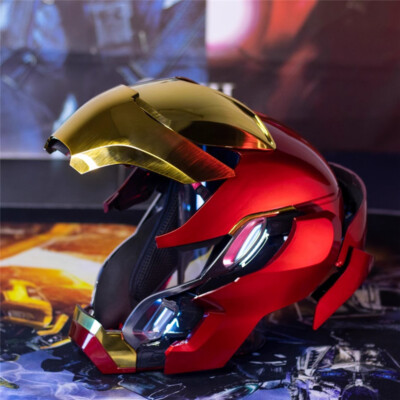 1:1 Iron Man Mark50 Helmet Wearable Collectible Helmet Voice 1:1 Iron Man Mark50 Helmet Wearable Collectible Helmet Voice