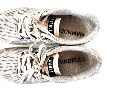 Nobull Outwork Trainers Gray Teal Hex Camo Geometric Sole Men 8.5 Women 10 EUC Men main image 2