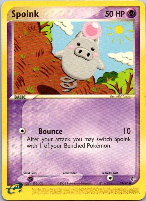 EX Dragon #73/97 Spoink