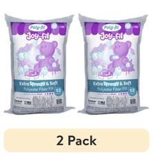 Poly-Fil Joy-Fil Super Soft/Silky Fiberfill, 2-Pack, 12oz Bag, Fairfield  
