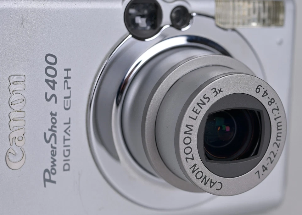 EX++ Canon ELPH PowerShot S400 4MP 3X Zoom Compact Digital Camera with Parts - Image 3 of 4