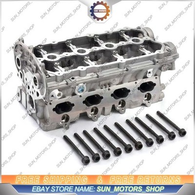 Cylinder Head & Valves Set For VW GTI GLI MKV Audi A4 A6 2.0 TFSI BPY BWA BWE