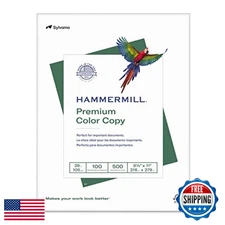 Hammermill Premium Color Copy Paper, 28lb, 8.5x11, 500 Sheets, 100 Bright, 10246