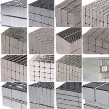 Magneti al neodimio N52 parallelepipedo magnete piastrine dischi piatti asta magnetica angolare mini