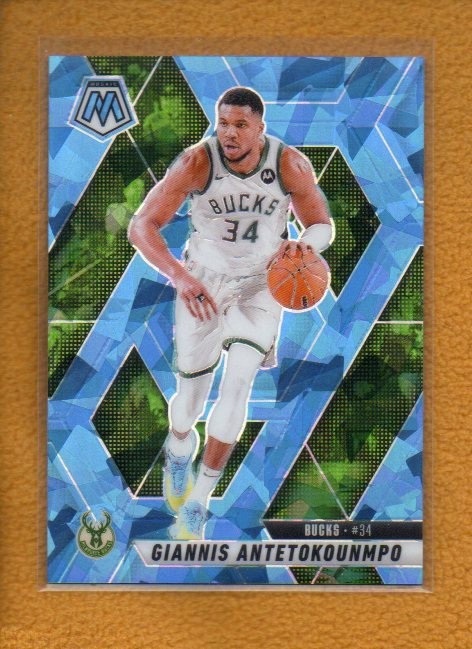 Giannis Antetokounmpo 2024-25 Panini Mosaic Basketball Ice Prizm #13 /125
