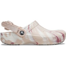 Crocs Adult Classic Work Graphic Clogs Adjustable Slip Resistant Work Shoes