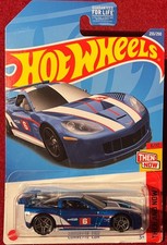 HOT WHEELS CORVETTE C6R BLUE 233/250 THEN  NOW. SEE COMBINED OFFERS 