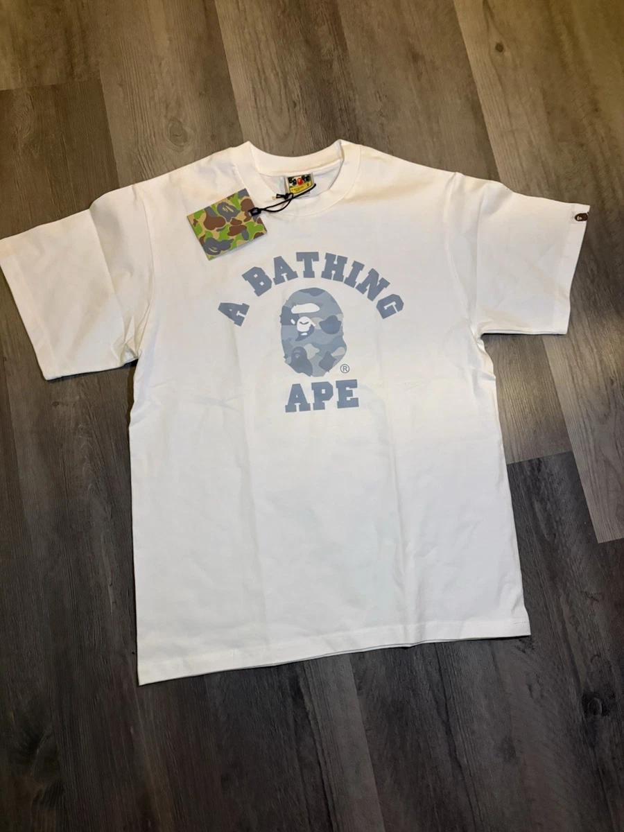 A Bathing Ape White Regular Shirts for Men for sale | eBay