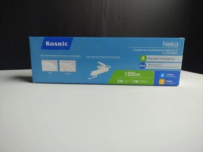 Kosnic Neka 1W Universal Emergency Kit for Downlights IP65. Brand New.