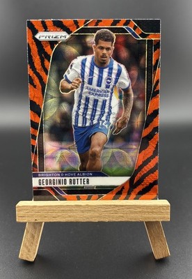 24-25 Panini Prizm PL Choice - Georginio Rutter #181 Tiger Stripe - Brighton