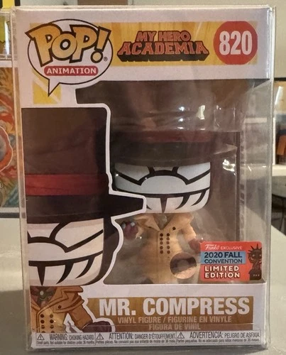 Funko Pop! Vinyl My Hero Academia Mr. Compress #820 2020 Fall Convention Exclus…
