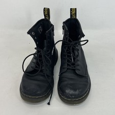 Dr Martens JUNIOR 1460 SOFTY T LEATHER LACE UP BOOTS Size 3Y