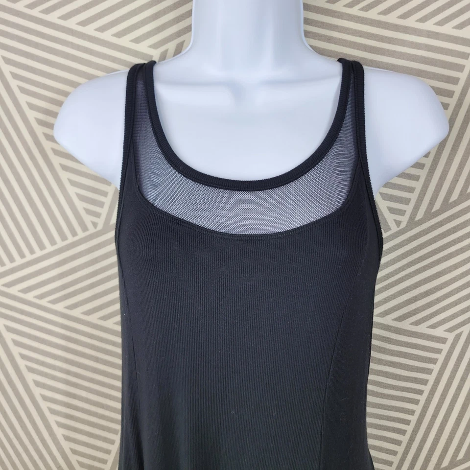 Vestido sin mangas Silence + Noise Urban Outfitters patinador punk grande espalda transparente acampanado Foto 4 de 4