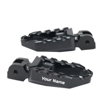 For Ninja H2 SX 18-25 24 23 22 21 20 19 BUZZ Rider Footpegs BLACK Custom Laser