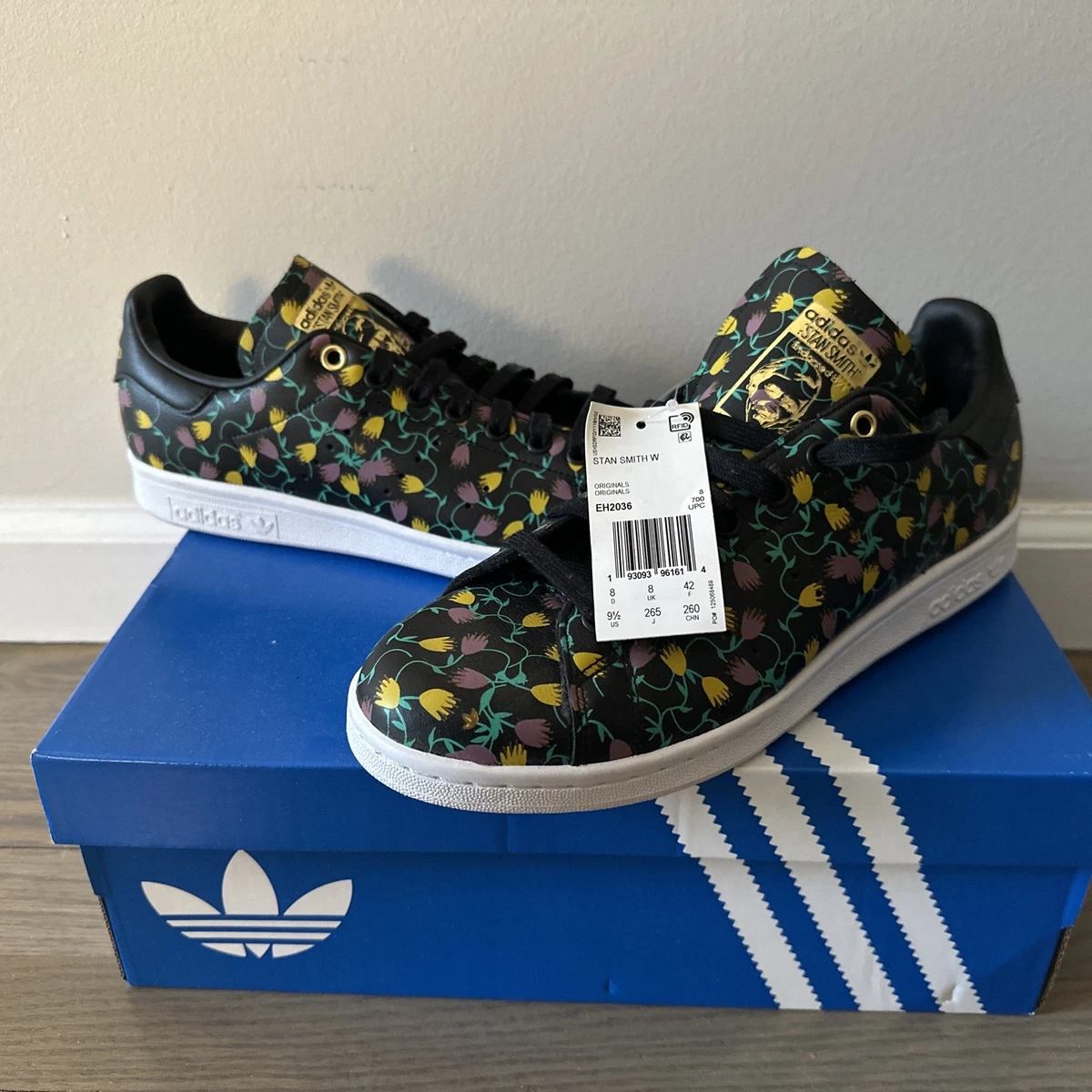 adidas gazelle silver green womens Adidas Stan Smith Floral (W)