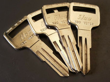 Lot of 4 Ilco Key Blanks Uncut X30-VO73S Volvo Keys made in USA