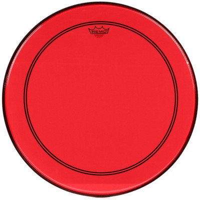 Remo Powerstroke 3 Colortone Bass Drumhead - 22'' - Red