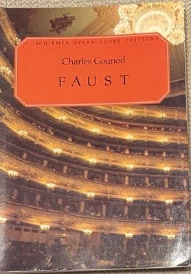 GOUNOD: Faust - Vocal Score (G. Schirmer, paperback, 1966)