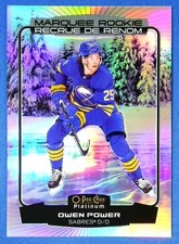 Owen Power RC Pond Hockey SSP 2022-23 O-Pee-Chee Platinum #201 Sabres