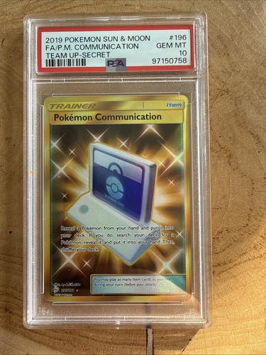 Pokémon Communication graded PSA 10 for sale on eBay