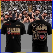 HOT NEW - New York Knicks 2025 Basketball Cup Champions Both Side For Fans