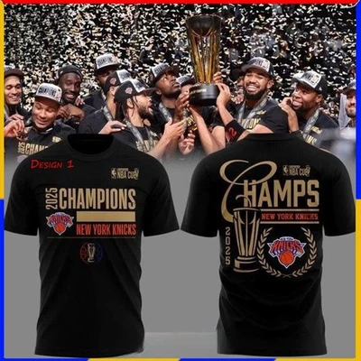 GILDAN HOT NEW - New York Knicks 2025 Basketball Cup Champions Both Side For Fans