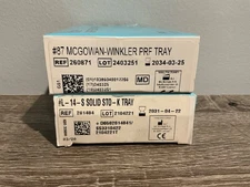 2 GC America COE Impressions Trays #87 MCGOWAN-WINKLER PRF & #L-14-S SOLID STO-K