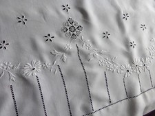 DRAP ANCIEN MARIAGE LIN FIN