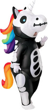 Halloween Inflatable Costume, Full Body Unicorn Blow up Costume for Adult Holida