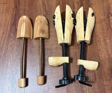Wooden Adjustable Shoe Stretcher Expander And Shoe Tree Cedar Size M/L 10-11