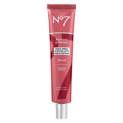 Restore & Renew Multi-Action Face & Neck Serum - Anti Aging Serum for Deep Wr...