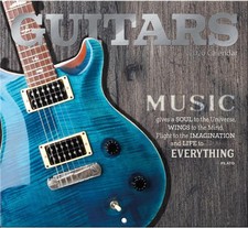 Guitars 2026 Full Size Wall Calendar for Planning, Scheduling, and Organizing