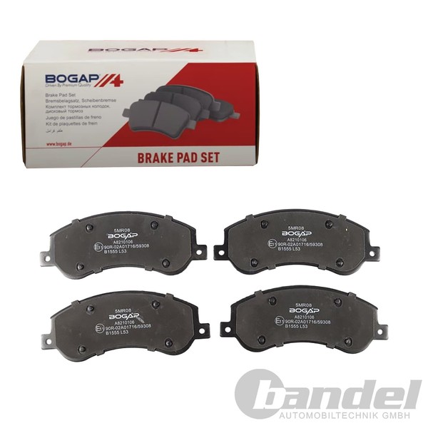 Bogap BremsbelÄGe Satz Vorderachse Passend FüR Ford Transit VW Amarok | A8210106-image