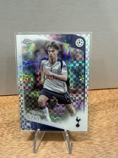 ARCHIE GRAY 2025-26 TOPPS CHROME UCL  X-FRACTOR #165 Tottenham Hotspur Spurs