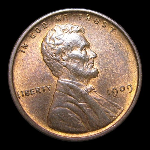 1909 VDB Lincoln Cent Wheat Penny ---- Gem BU Condition Coin  ---- #KK349