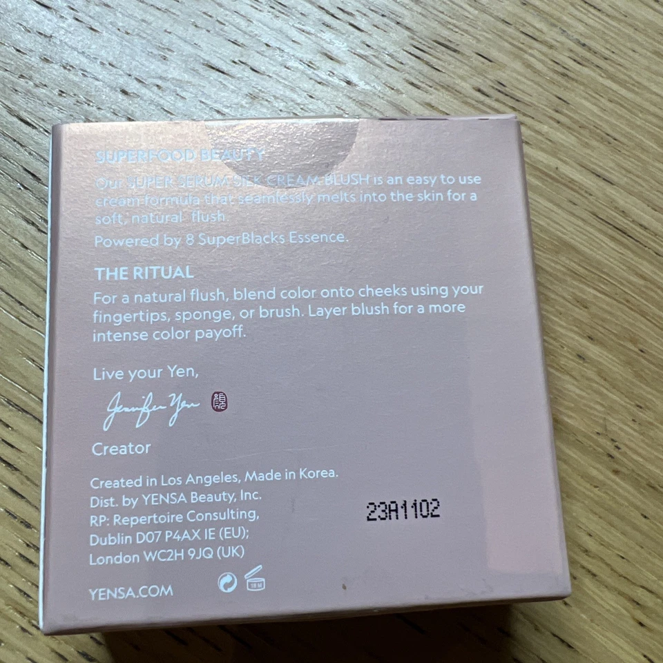 YENSA Super Serum Silk Cream Blush ~ Moody Mauve  ~ .22 Oz / 6g - Image 3 of 3