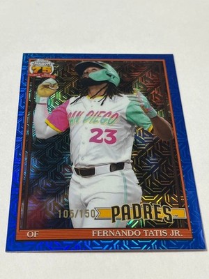 Fernando Tatis Jr. 105/150 Parallel Baseball Card - Topps 75th Anniversary