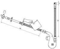 Metzger Bremsschlauch 4110808 FüR Peugeot, Vorderachse Links