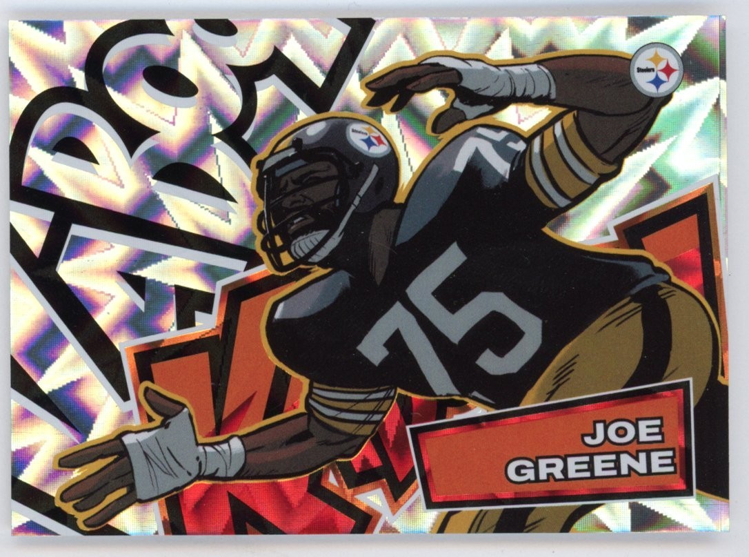 2025 Panini Absolute Mean Joe Greene #19 Kaboom! Pittsburgh Steelers!