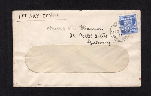 GUERNSEY WARTIME 21/2d FIRST DAY COVER