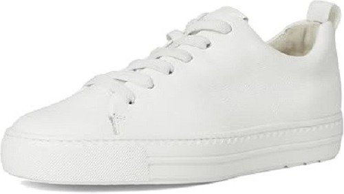 Paul Green Ajay Sport Low Top Sneakers Shoes White Leather Women's 5.5 Medium