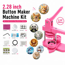 Button Maker Machine 58mm - 3rd Gen Installation-Free 58mm 2.25in 