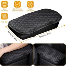 Car Armrest Pad Cover PU Leather Auto Center Console Seat Box Cover Protector Ca