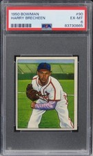 1950 Bowman Harry Brecheen #90 PSA 6 EX-MT