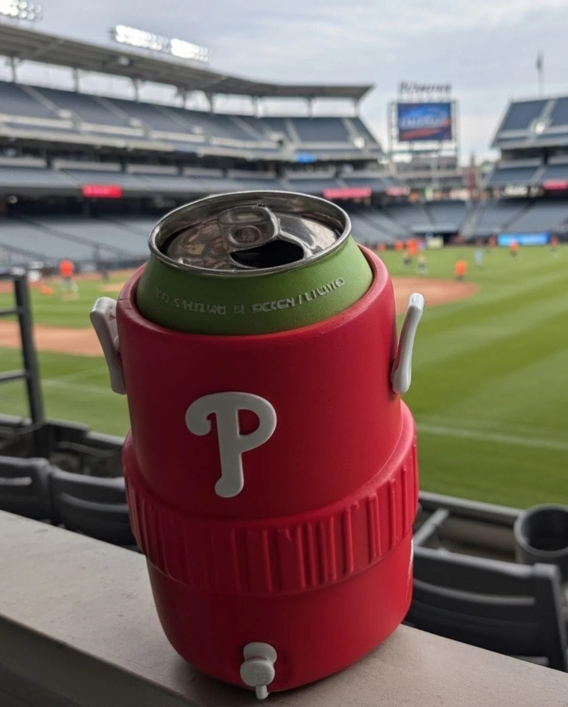 Water Cooler Koozie Fits 12 oz cans. Philadelphia Phillies Red/White Letters
Opens in a new window o